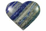 Polished Lapis Lazuli Heart - Pakistan #170939-1